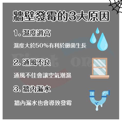 發霉原因|房間牆壁發霉怎麼辦？分析發霉3原因，傳授4處理方式。